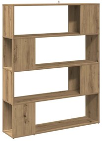 Armário/divisória de quarto carvalho artesanal 100x24x124,5 cm