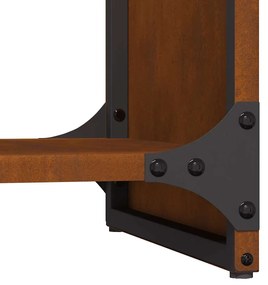 Rack Lenha 40x30x80 cm aço resistente às intempéries