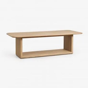 Mesa De Jardim Retangular 265x120 Em Madeira De Acácia Siena Marrom Acácia Claro - Sklum