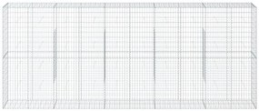 Cesto gabião com cobertura 500x50x200 cm ferro galvanizado