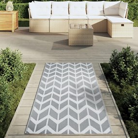Tapete de exterior 80x150 cm ARAKIL PP cinzento