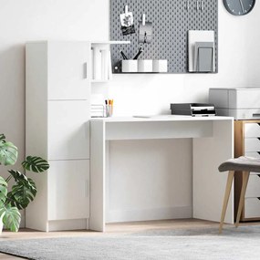 vidaXL Mesa com Armazenamento com porta 2 pcs Branco 102 x 50 x 124 cm