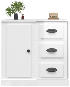 Aparador 70x35,5x67,5 cm derivados de madeira branco brilhante