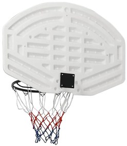 Tabela de basquetebol 90x60x2 cm polietileno branco