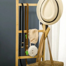 Conjunto de Entrada Deepend - Cabide e Sapateira em Bambu - Design Nat