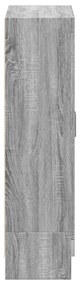 Estante 82,5x30,5x115 cm derivados de madeira cinzento sonoma