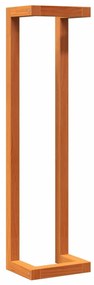 Toalheiro 23x18x90 cm pinho maciço castanho mel