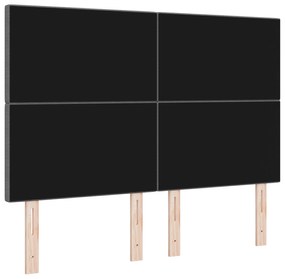 Cabeceira vidaXL Design Simples Cinza Claro 160 cm em Tecido Corduroy