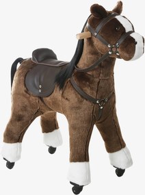 Cavalo com rodas, em madeira FSC® marrom