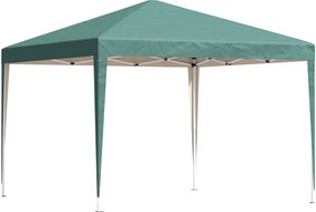 Outsunny Tenda Dobrável 3x3 m Tenda de Jardim com Bolsa de Transporte Altura Ajustável Anti-UV para Terraço Pátio e Exterior Verde | AOSOM Portugal