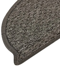 Tapete/carpete para degraus 15 pcs 56x17x3 cm antracite