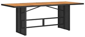 Conjunto de Jantar vidaXL 9 Peças Jardim Aço Preto