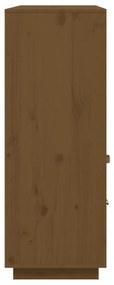 Aparador alto 100x40x108,5 cm pinho maciço castanho mel