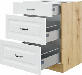 Armário modular com gavetas Retro White 108