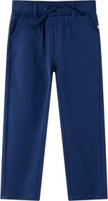 Calças de criança com cordão azul-marinho 92
