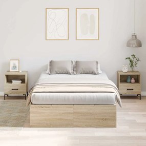Cama Storage Carvalho Sonoma 120x190 cm