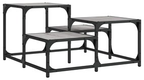 Mesa de centro 68x68x40 cm derivados de madeira cinzento sonoma