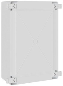 Armário de Controle IP65 à Prova d'Água Cinza 40x20x60 cm Plástico ABS