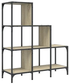 Estante 92x30x102 cm derivados de madeira/metal carvalho sonoma