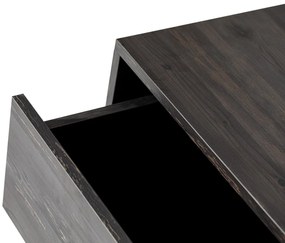 Móvel TV Escape – Castanho Escuro e Preto – 140 cm x 50 cm x 40 cm