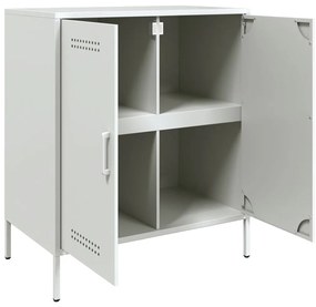 Aparador 68x39x79 cm aço branco