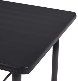 5 pcs conjunto de bar plástico preto