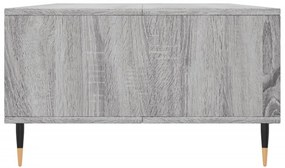 Mesa de centro 104x60x35 cm derivados madeira cinzento sonoma