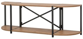 Móvel TV Sky – Pinho Atlântico Preto – 138x47x35 cm