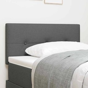 Cabeceira vidaXL Cinza escuro Madeira 90 cm Design Estiloso