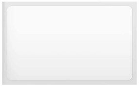 2 pcs conj. móveis casa de banho contraplacado branco brilhante