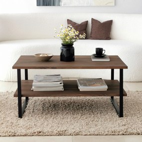 Mesa de Café Neta – Nogueira – 85x40x60 cm