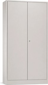 Armário de Escritório Contabilidade com Portas de Bater 1950x1000x420 mm Cinza Riva Office