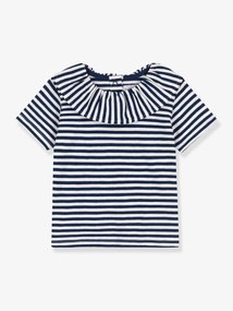 Blusa de mangas curtas, da Petit Bateau azul