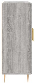 Aparador 69,5x34x90 cm derivados de madeira cinzento sonoma