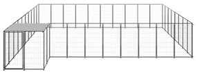 Canil 25,41 m² aço preto
