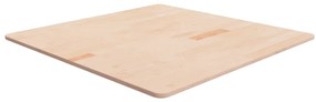 vidaXL Tampo de mesa quadrado 90x90x1,5 cm carvalho maciço não tratado
