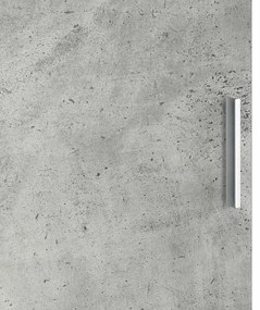 buffet Cinza concreto MDF com laminado de efeito concreto Padrão