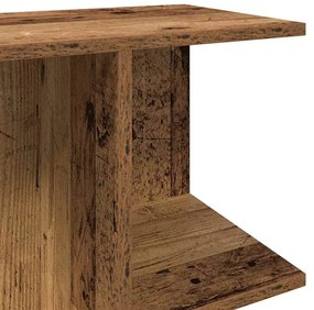 Mesas cabeceira 2 pcs 46,5x29x61cm deriv. madeira madeira velha