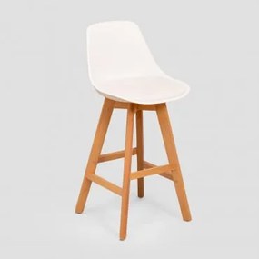 Taburete Alto Edição Nórdica Branco & ↑65 Cm - Sklum
