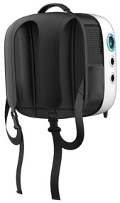 Transportadora multifuncional para animais de estimação Pumba 1800 Travel Fan com sistema de ventilação, confortável e espaçoso: 43 x 42 x 27,6 cm.