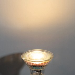 Conjunto de 5 lâmpadas LED GU10 50mm reguláveis em Kelvin transparentes 4,5W 345 lm 2000-2700K