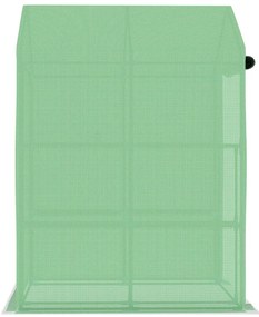 Estufa com prateleiras 143x143x195 cm aço