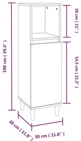 3 pcs conjunto móveis casa de banho derivados de madeira branco
