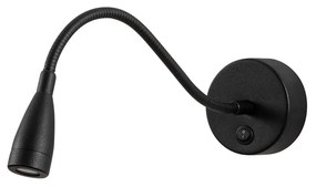 Candeeiro de Parede Reading – Preto – 8 x 38 cm