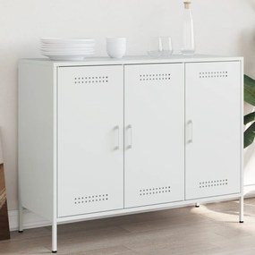 Aparador 100,5x39x79 cm aço branco