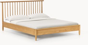 Cama em madeira de pinho com cabeceira Windsor