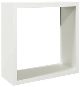 Suporte para lenha 100x40x100 cm aço branco