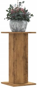 vidaXL Suportes p/ plantas 2 pcs 30x30x60 cm derivados de madeira