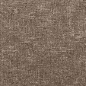 Cama box spring colchão/LED 120x190cm tecido cinza-acastanhado