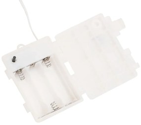 Luzes de Natal com LEDs 3 pcs dobrável branco